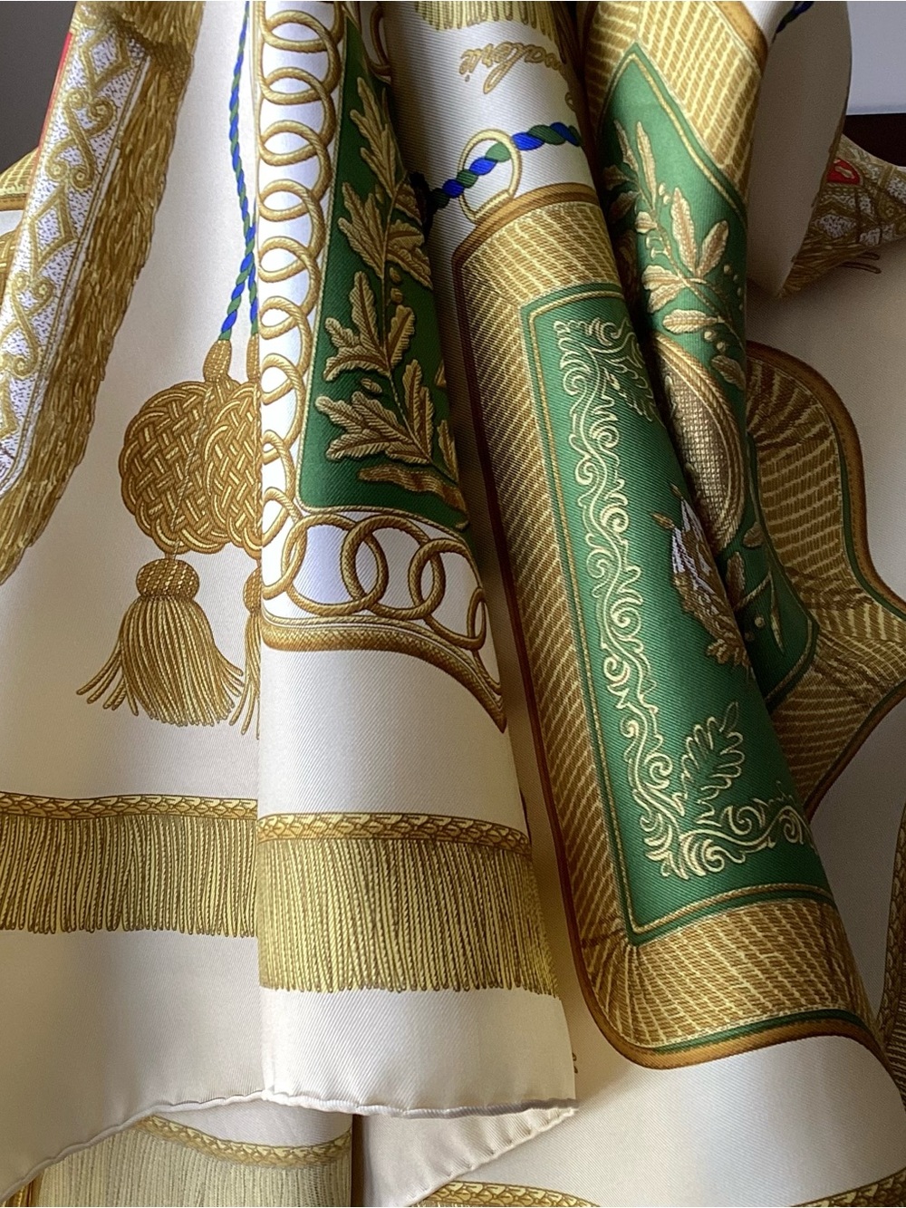 Hermès Paris Silk Scarf .”Poste Et Cavalerie “.
